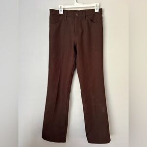 Wrangler Brown Straight-Leg‎ Pants